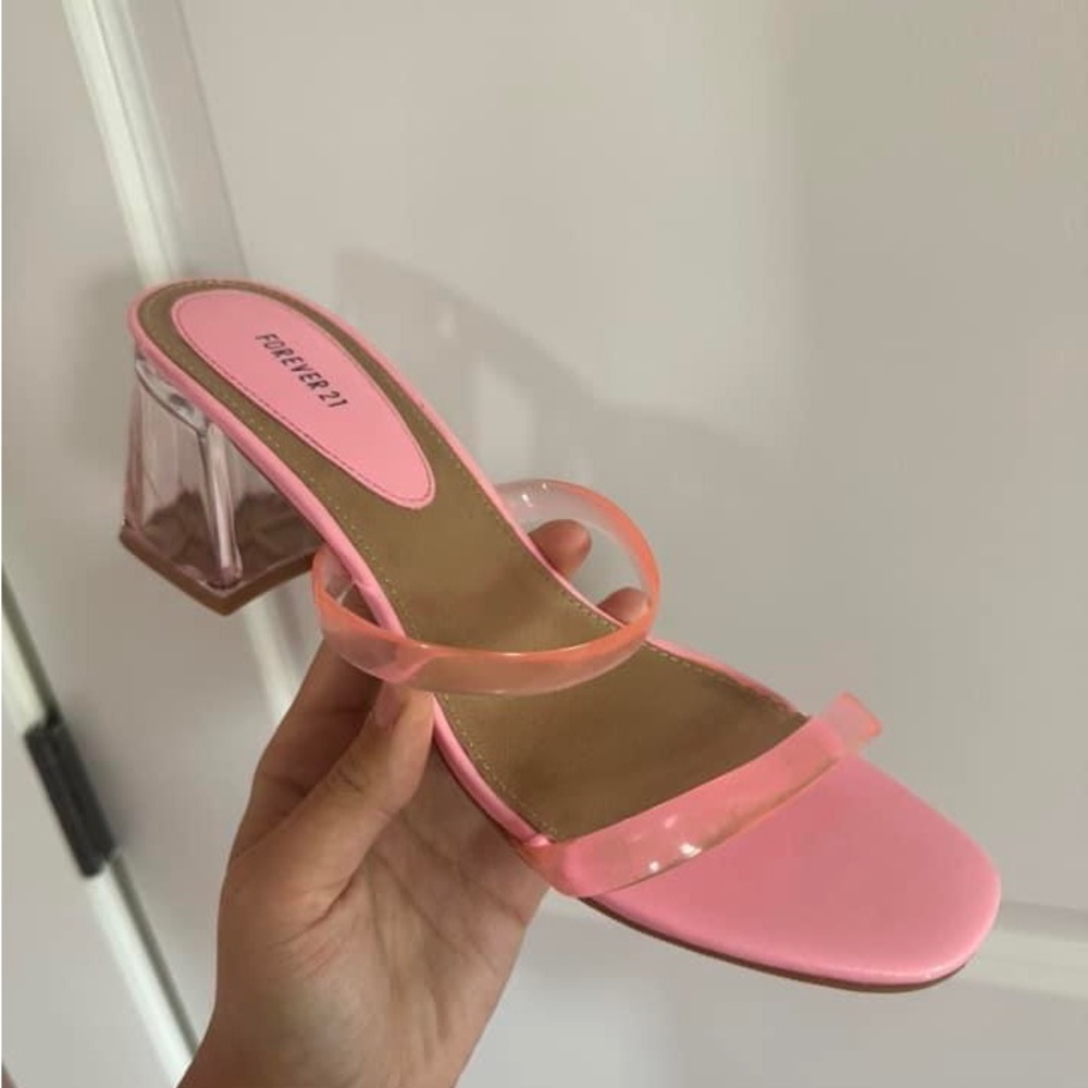 Forever 21 pink heels!